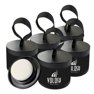 J) 5 pieces of Volosy water-resistant Hairline Powder  (FREE SHIPPING TO ALL U.S.A)